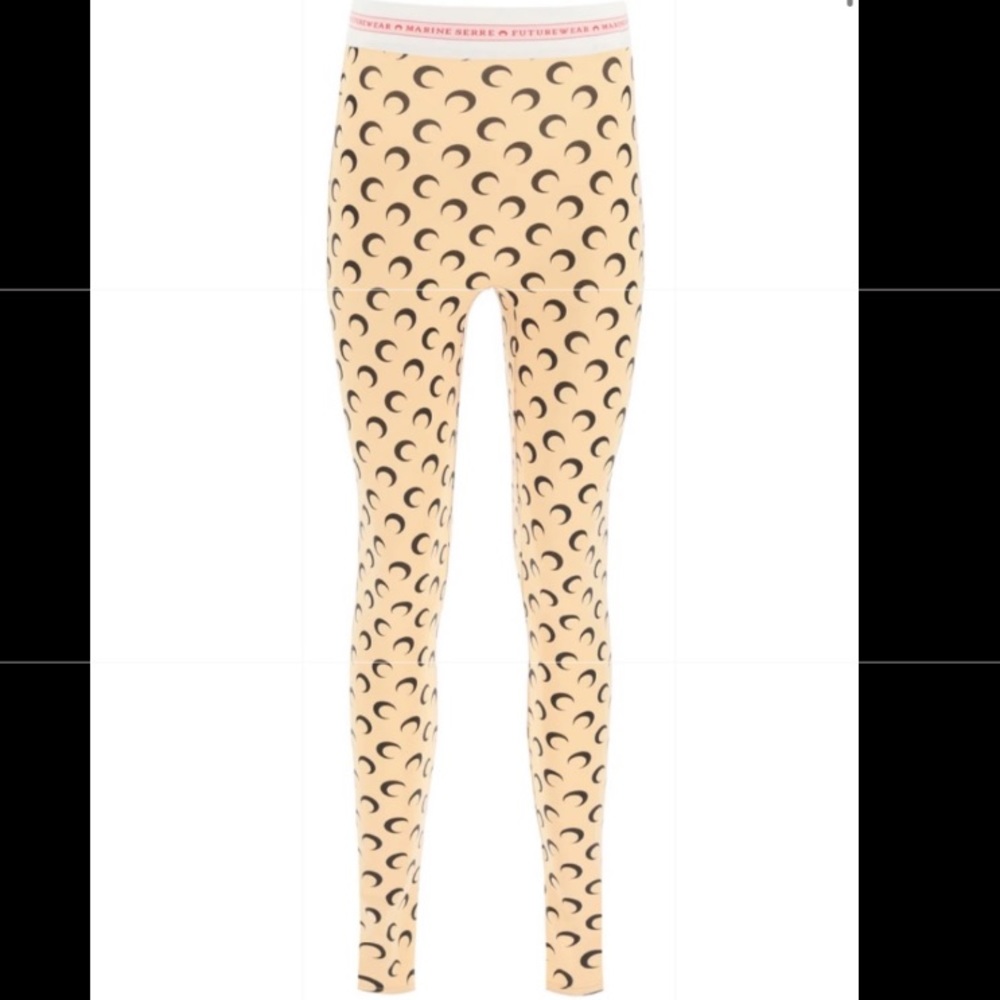 Wearing small stretchy marine serre print leggings. Worn once.